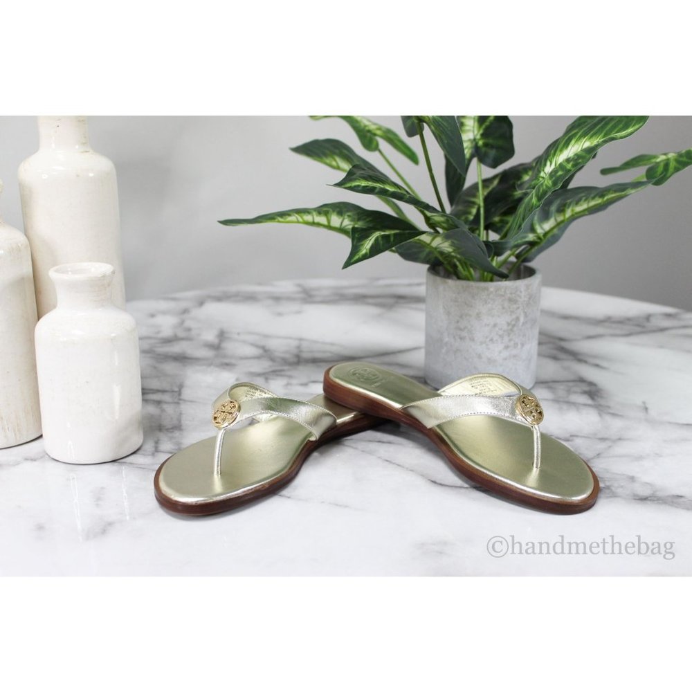 Tory Burch Gold Sandals - Picture 2 of 10